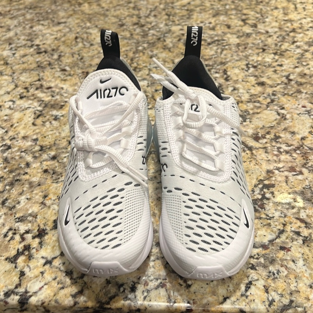 Nike Air Max 270 size 5. Black and white. New in Box